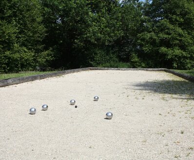 Bouleplatz im Schmutterpark